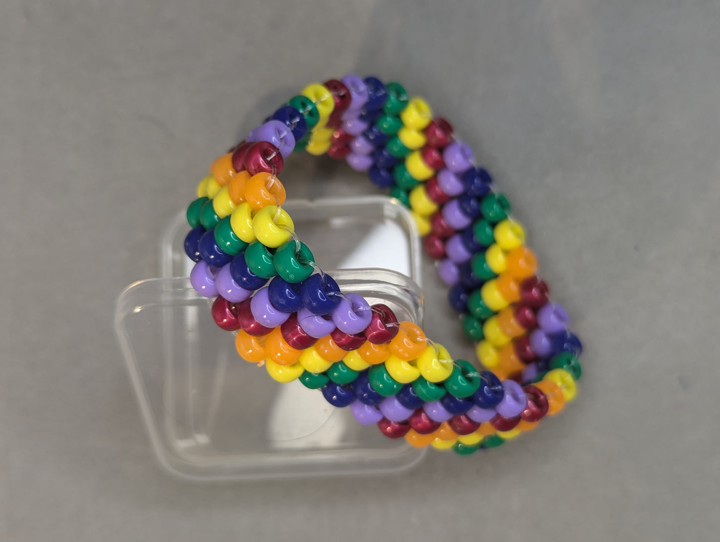 Opaque Prismatic Rainbow Bracelet