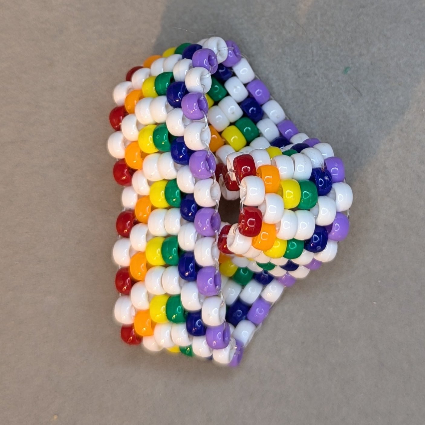 Rainbow Wave Bracelet White Back