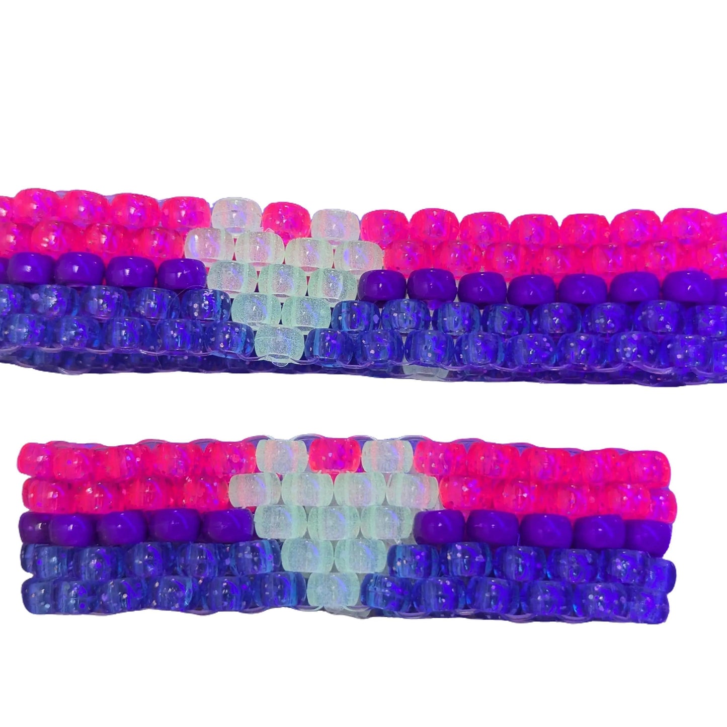 Bisexual Pride Heart Bracelet