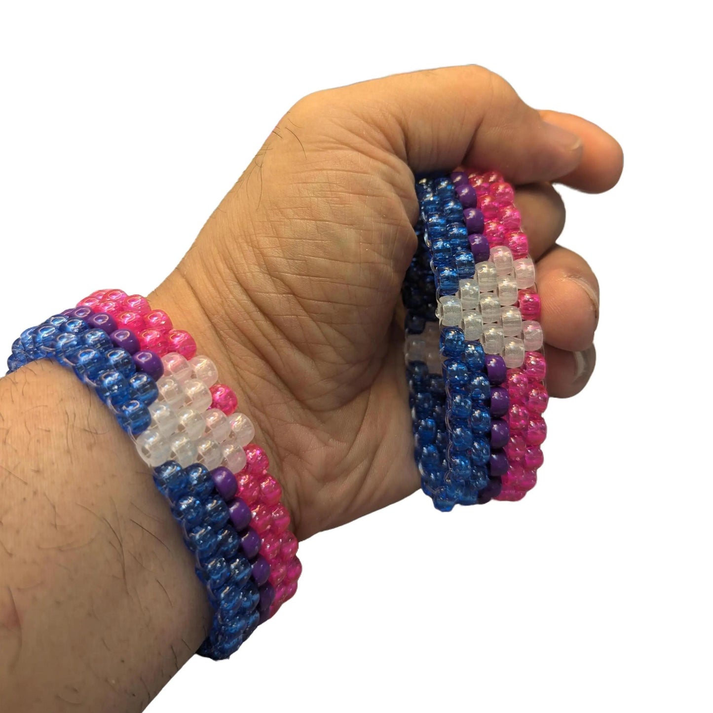 Bisexual Pride Heart Bracelet